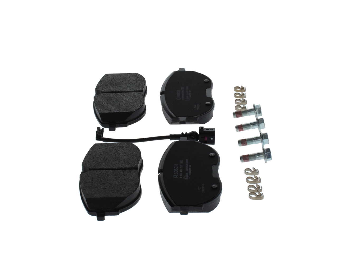 Kit de plaquettes de frein, frein a disque