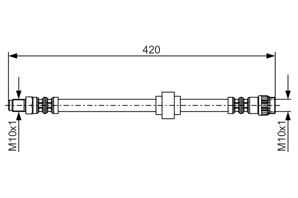 Flexible de frein BOSCH 1 987 476 704