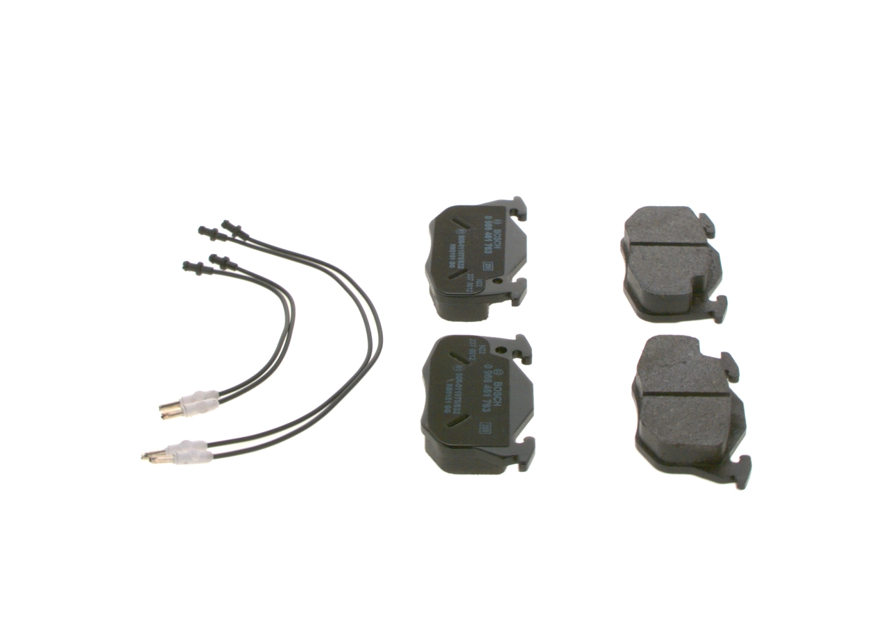 Kit de plaquettes de frein, frein à disque BOSCH 0 986 461 763