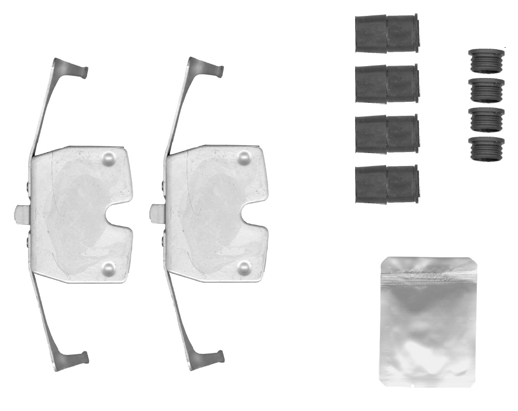 Kit d'accessoires, plaquette de frein a disque