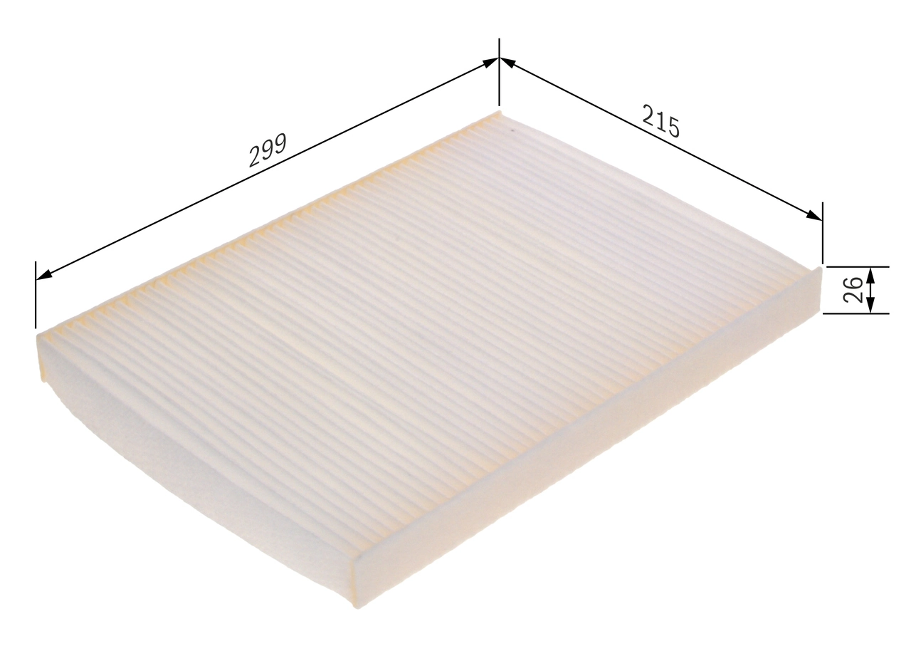 Filtre, air de l'habitacle BOSCH 1 987 435 112