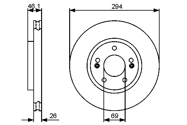 Disque de frein BOSCH 0 986 479 434