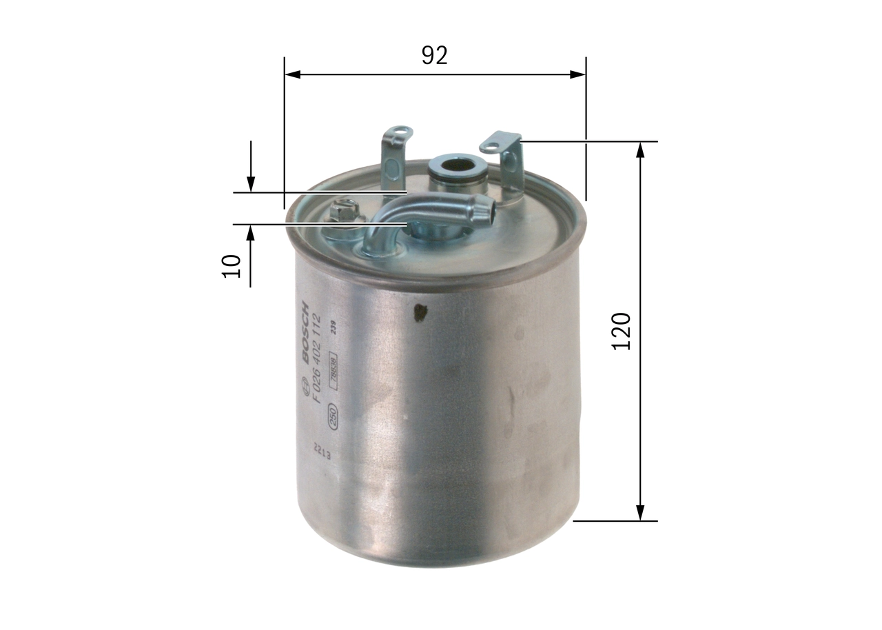Filtre à carburant BOSCH F 026 402 112