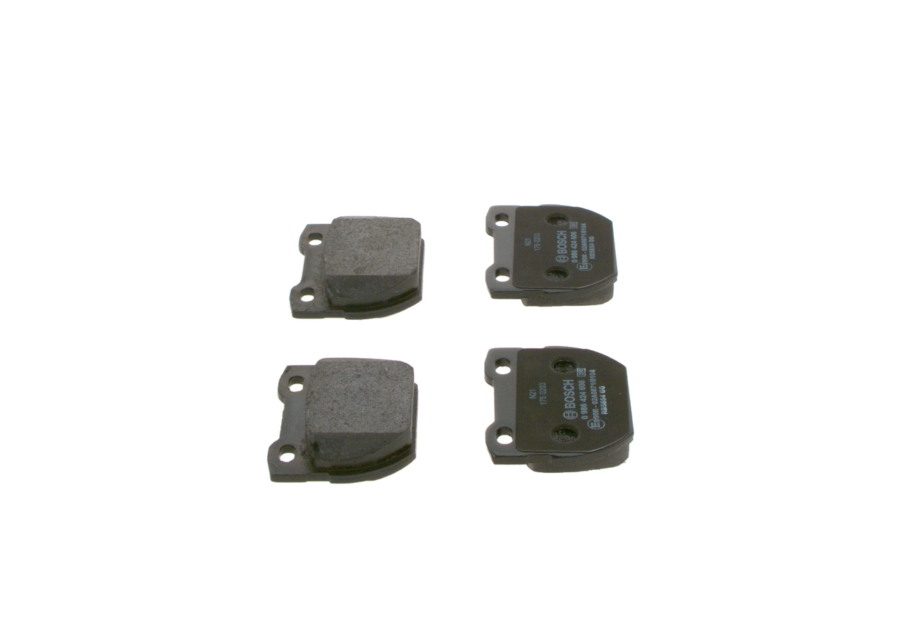 Kit de plaquettes de frein, frein à disque BOSCH 0 986 424 606