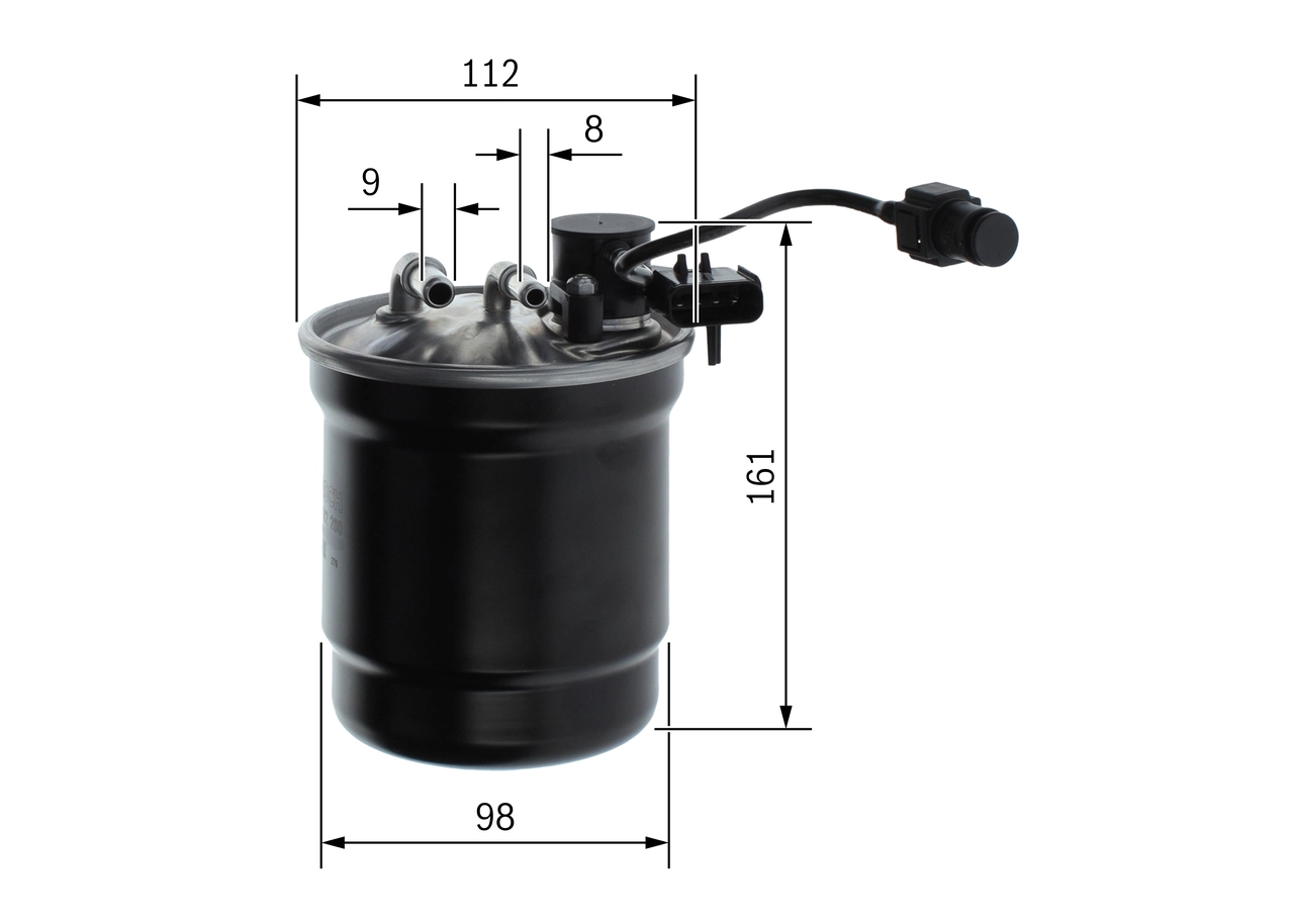 Filtre à carburant BOSCH F 026 402 280