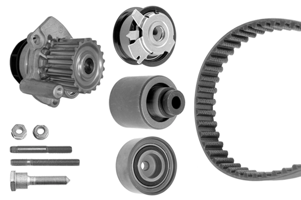 Pompe à eau + kit de courroie crantée BOSCH 1 987 946 425