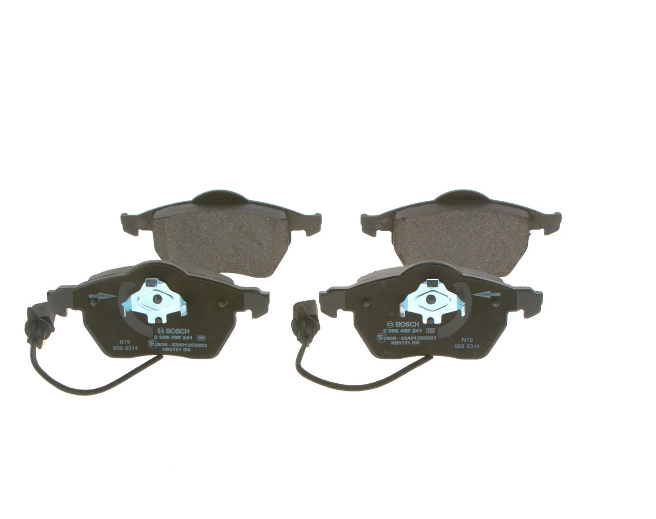 BOSCH 0 986 495 241 — Колодки гальмівні дискові
