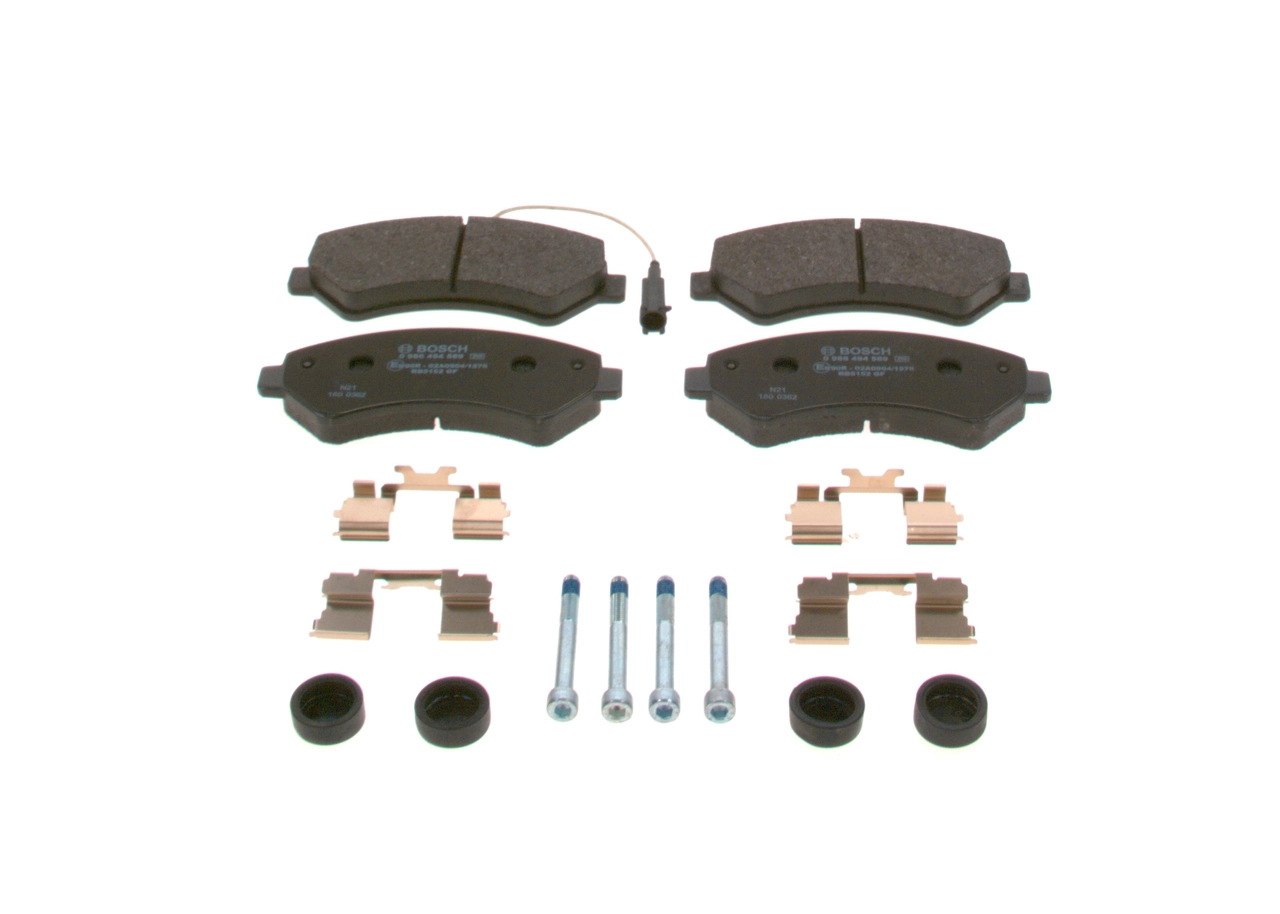 Kit de plaquettes de frein, frein a disque