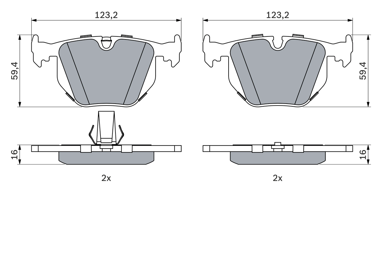 Brake Pad Set, disc brake 3