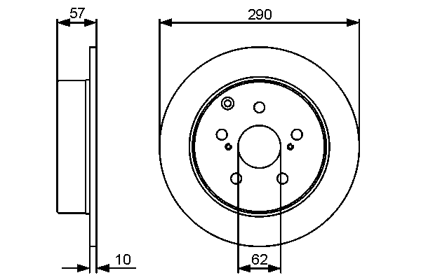 Disque de frein BOSCH 0 986 479 448