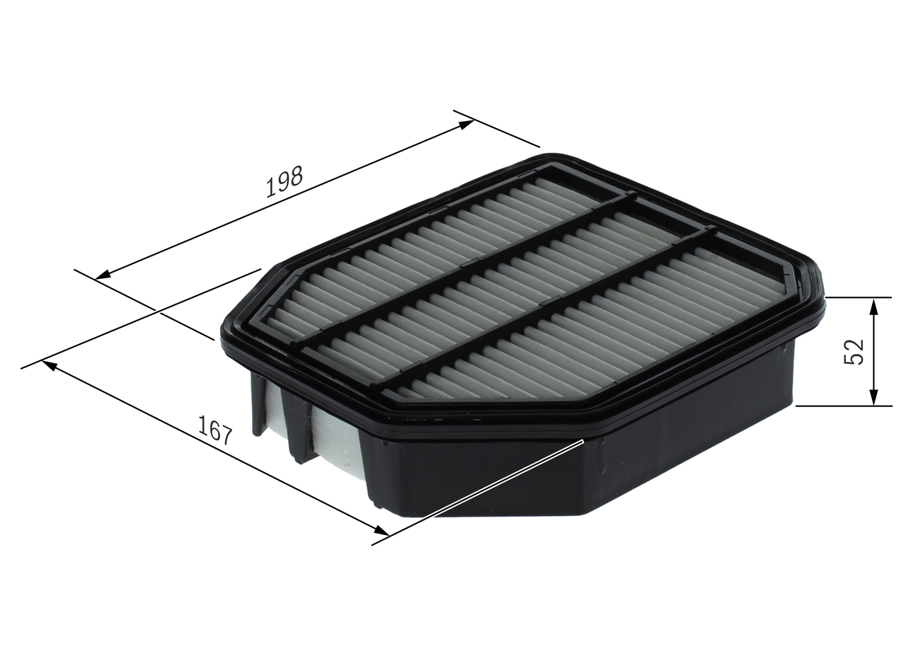 Filtre à air BOSCH F 026 400 711