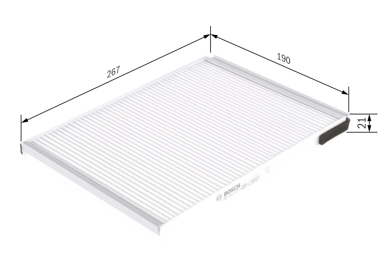 Filtre, air de l'habitacle BOSCH 1 987 432 077