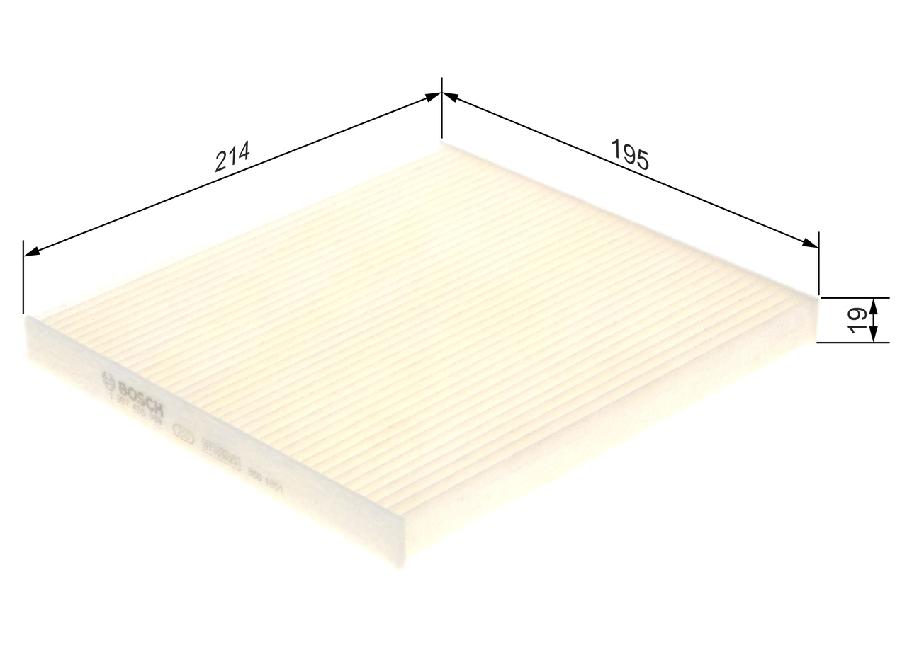 Filtre, air de l'habitacle BOSCH 1 987 435 089