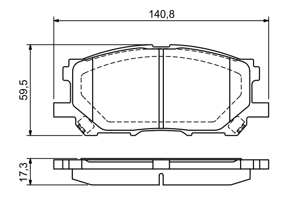 BOSCH 0 986 494 218 — Колодки гальмівні дискові