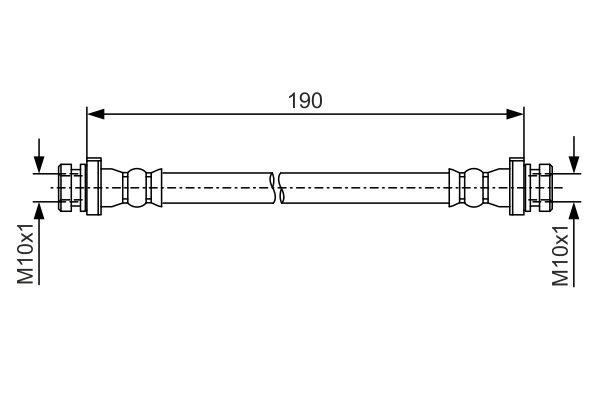 Flexible de frein BOSCH 1 987 481 A11