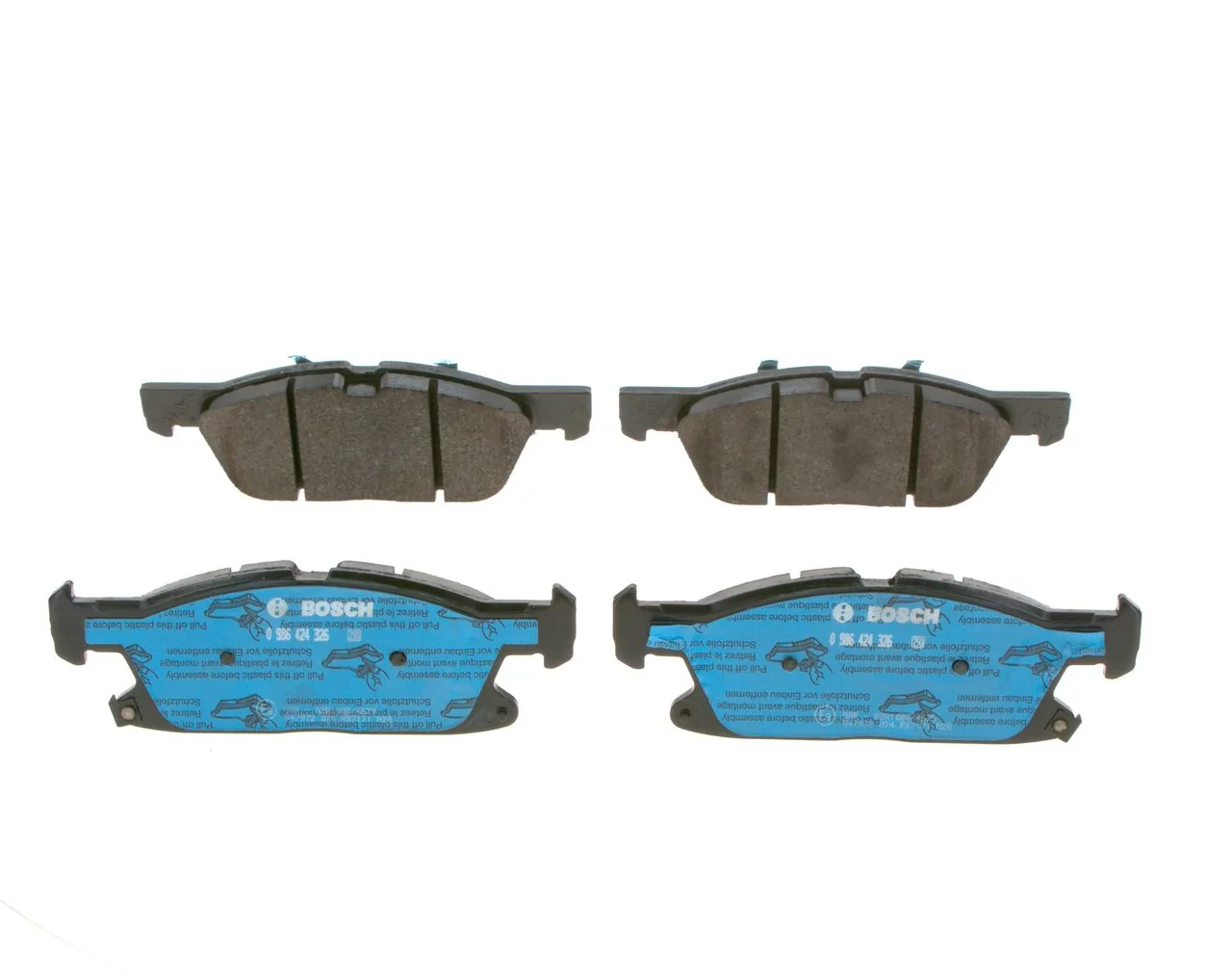 BOSCH 0 986 424 326 — Колодки гальмівні дискові