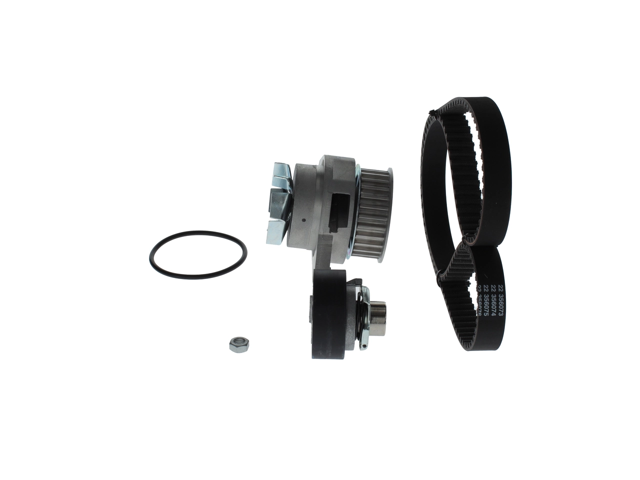 Pompe à eau + kit de courroie crantée BOSCH 1 987 946 993