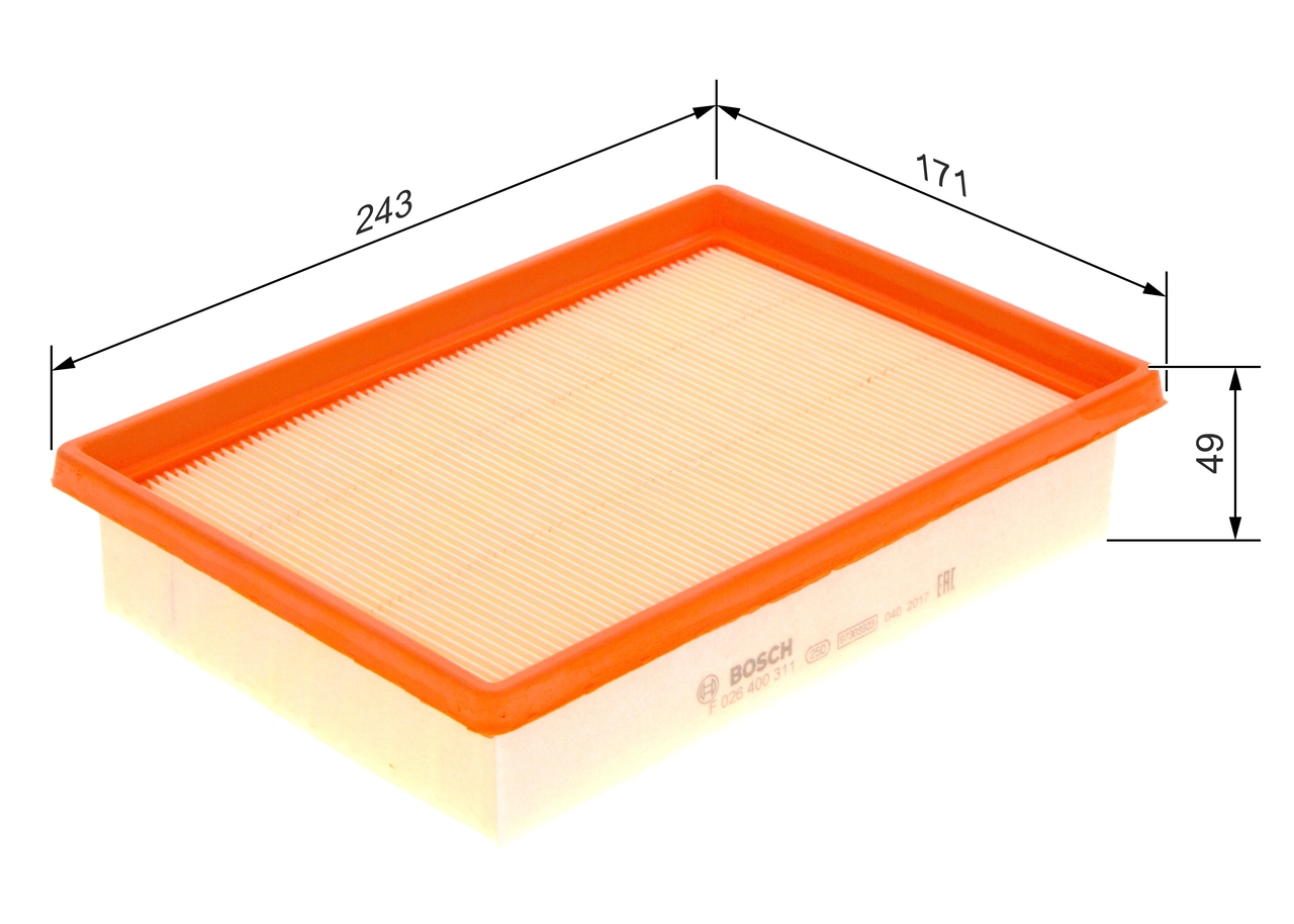 Filtre à air BOSCH F 026 400 311