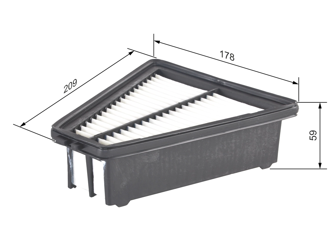 Filtre à air BOSCH F 026 400 417