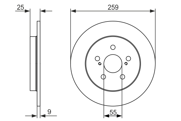 Disque de frein BOSCH 0 986 479 721