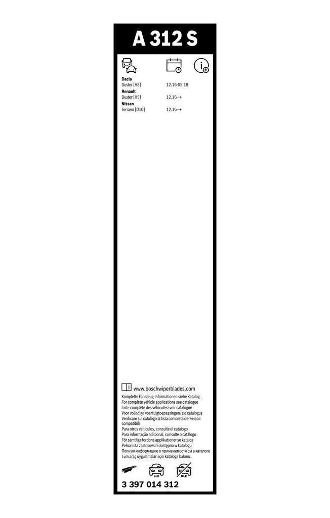 BOSCH 3 397 014 312