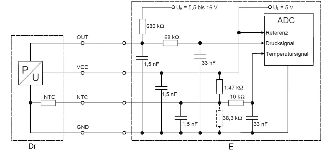 Capteur, pression de suralimentation BOSCH 0 281 006 076