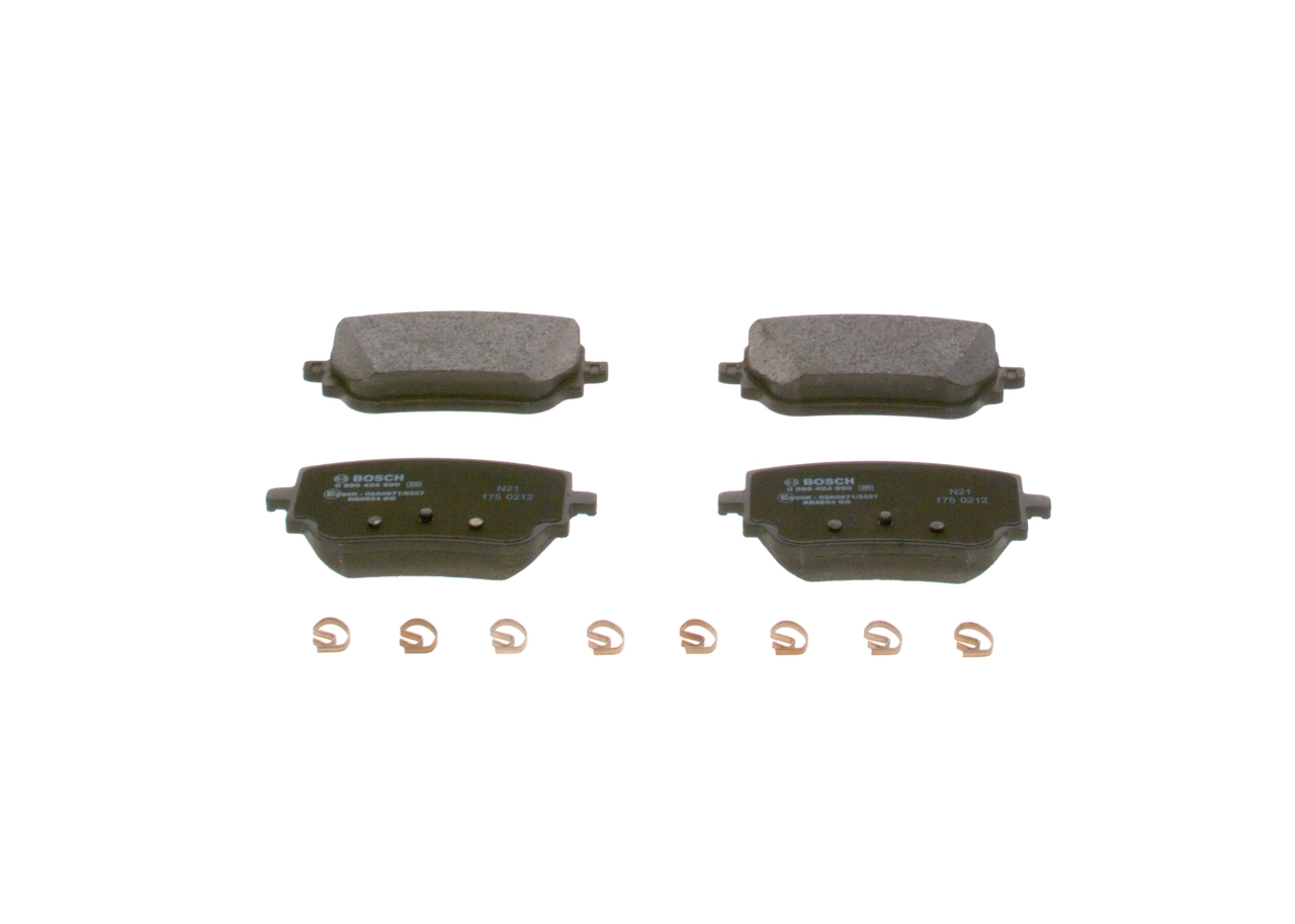 Kit de plaquettes de frein, frein a disque