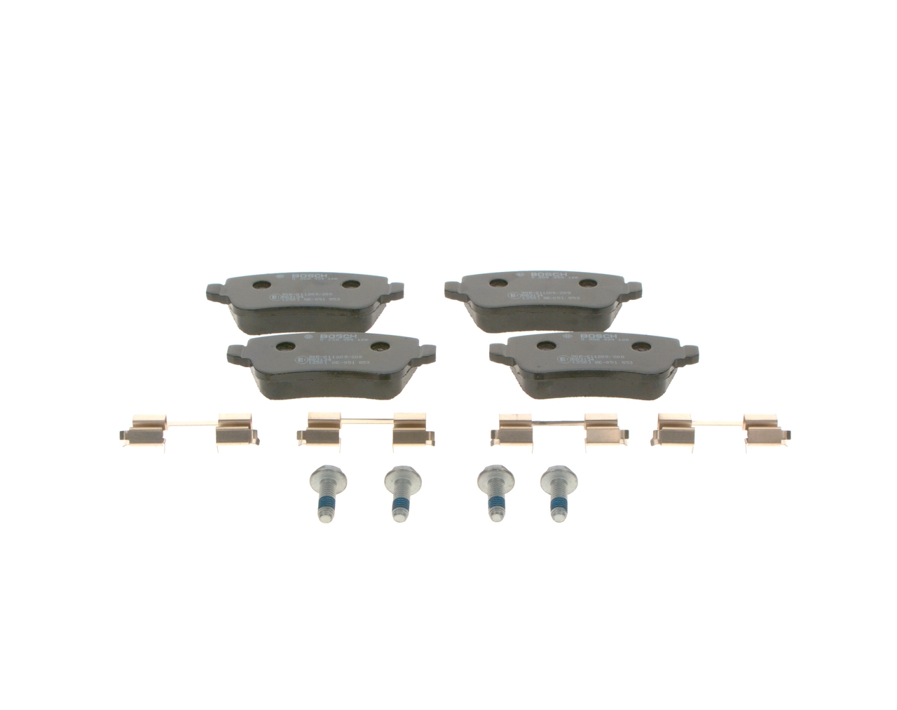 Kit de plaquettes de frein, frein à disque BOSCH 0 986 494 126