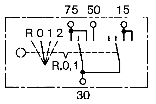 Interrupteur d'allumage/de démarreur BOSCH 0 342 309 010