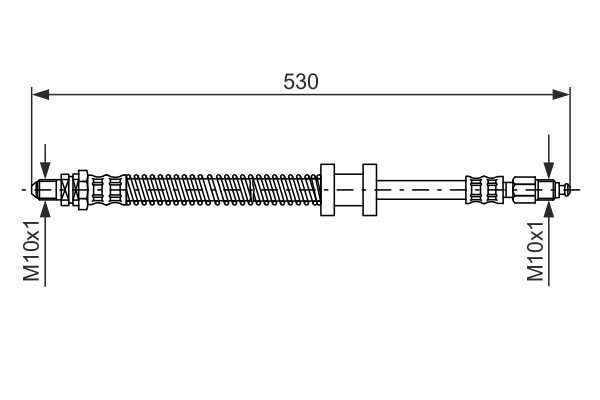 Flexible de frein BOSCH 1 987 476 179