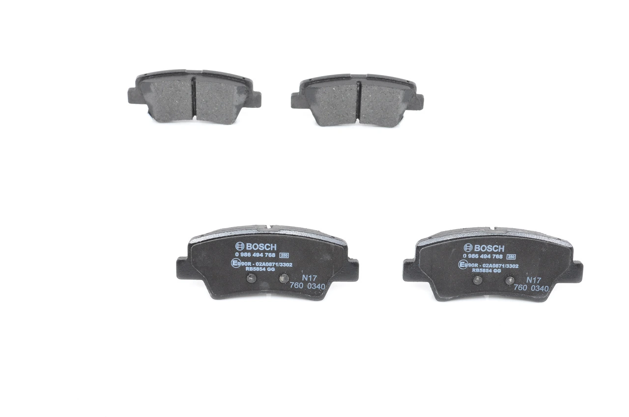 Комплект гальмівних колодок BOSCH (0986494768)