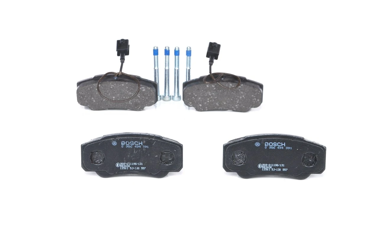Kit de plaquettes de frein, frein à disque BOSCH 0 986 494 391