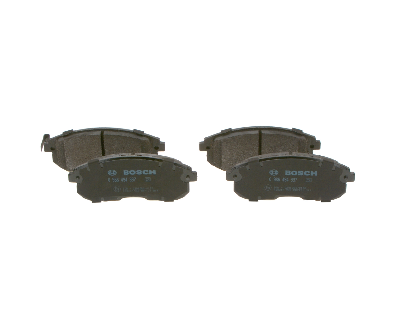 Комплект гальмівних колодок BOSCH (0986494337)