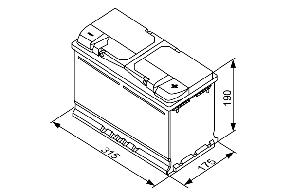 Batterie de démarrage BOSCH 0 092 S50 110