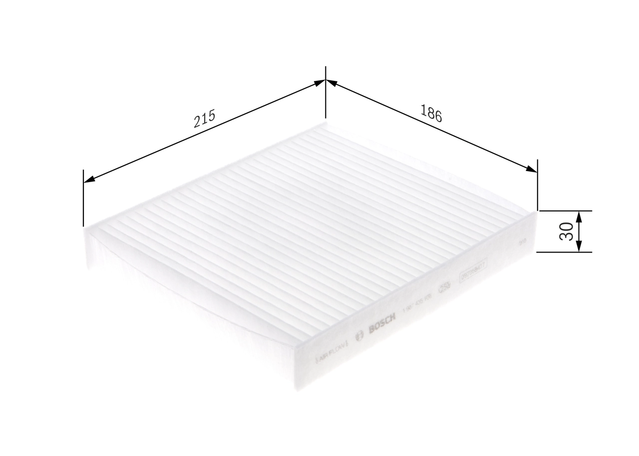 Filtre, air de l'habitacle BOSCH 1 987 435 108