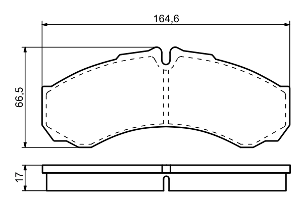 Kit de plaquettes de frein, frein à disque BOSCH 0 986 424 833
