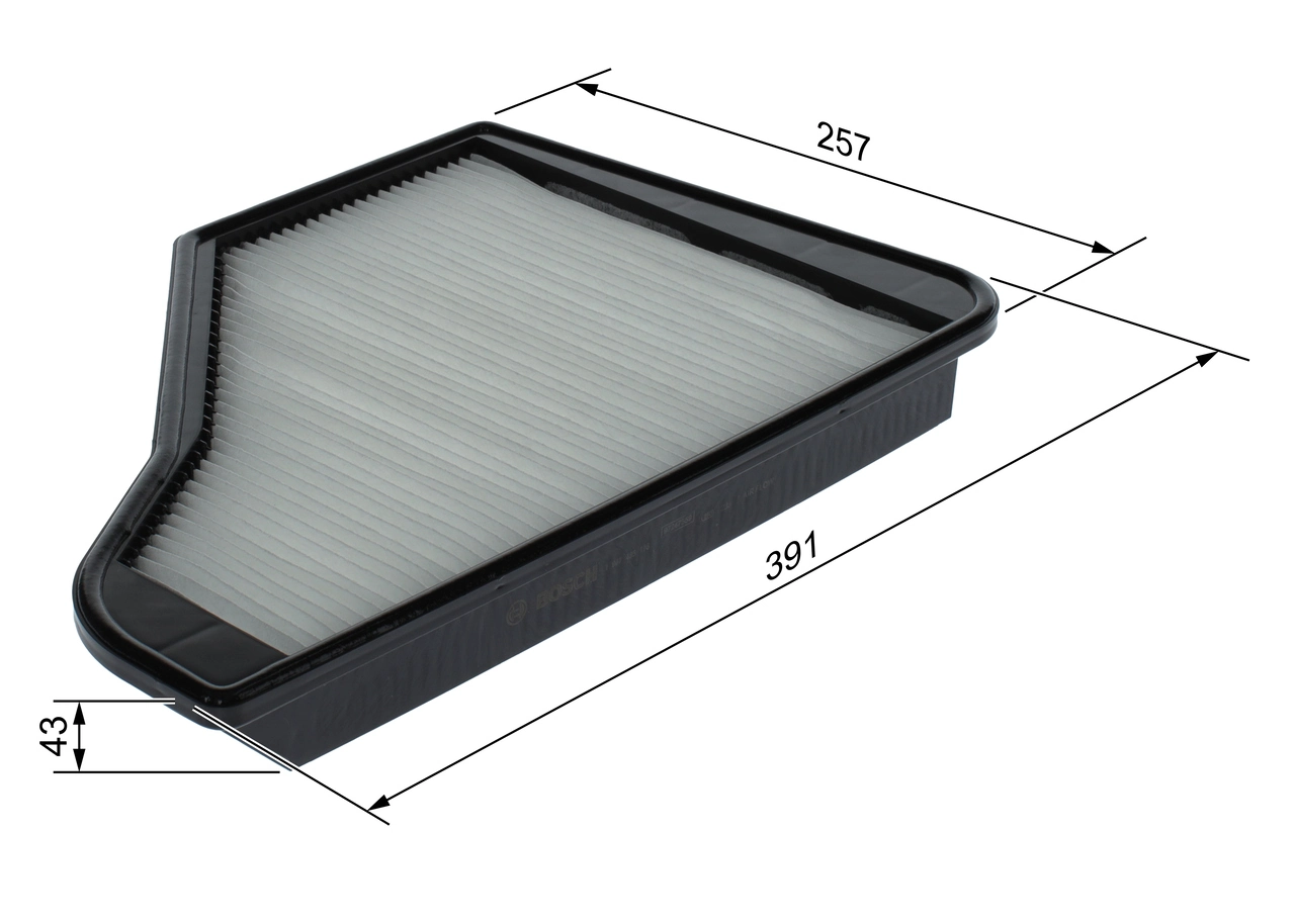 Filtre, air de l'habitacle BOSCH 1 987 435 116