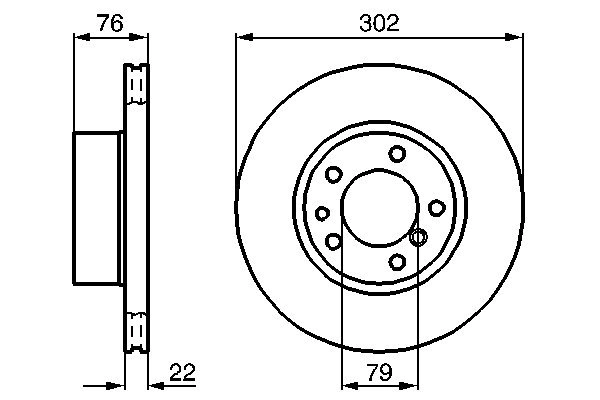 Disque de frein BOSCH 0 986 478 318