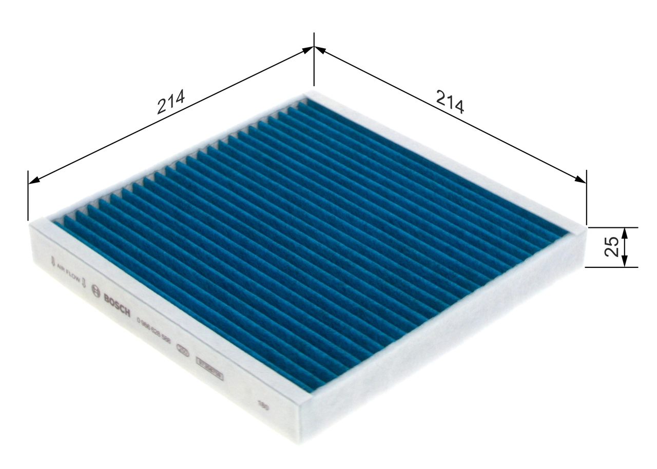 Filtre, air de l'habitacle BOSCH 0 986 628 588