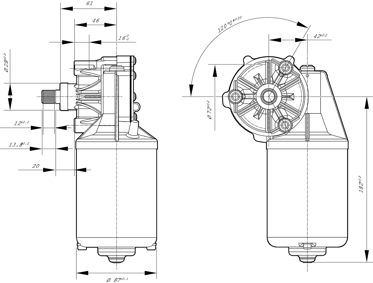 Moteur d'essuie-glace BOSCH 0 986 337 401