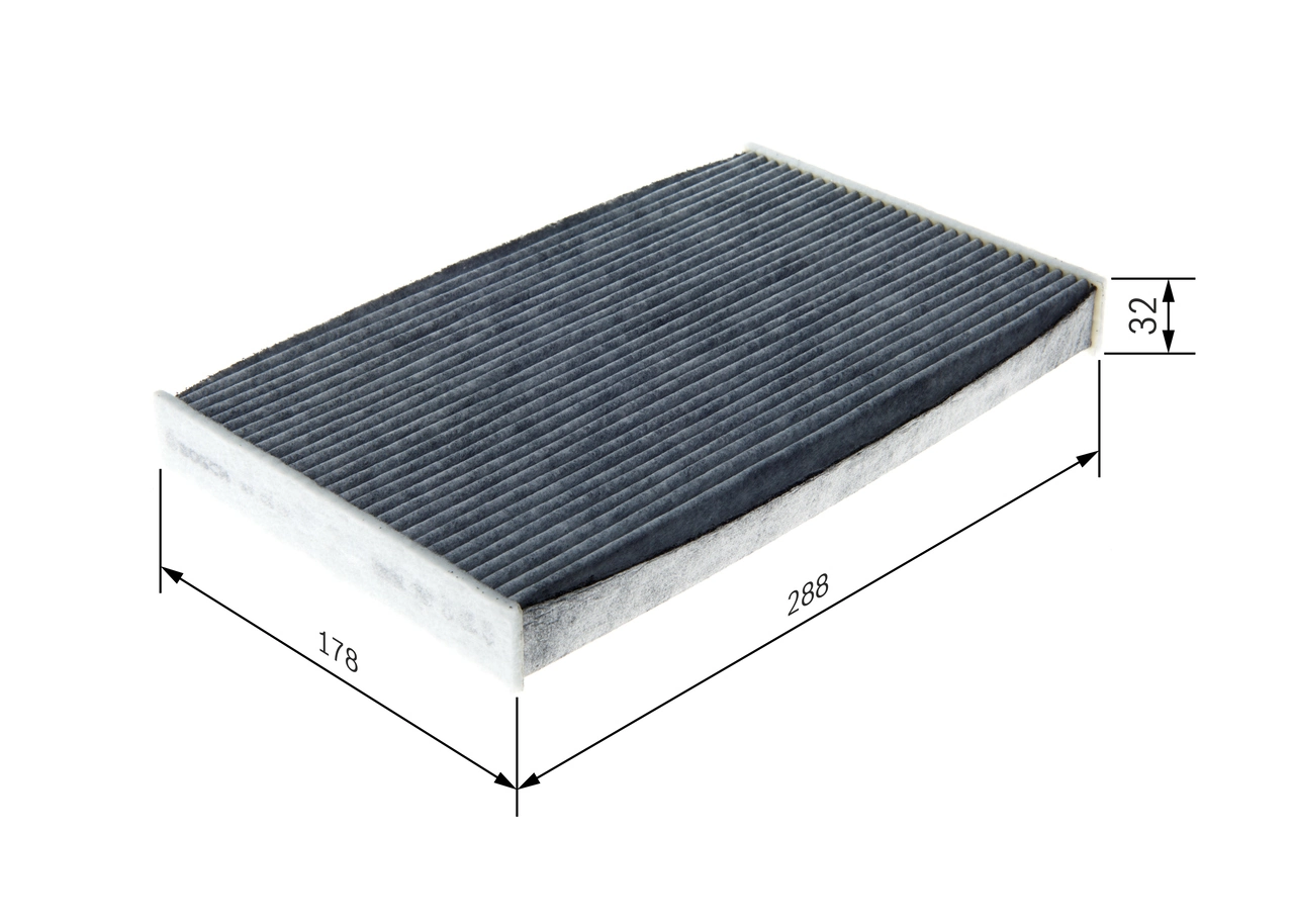 Filtre, air de l'habitacle BOSCH 1 987 435 591