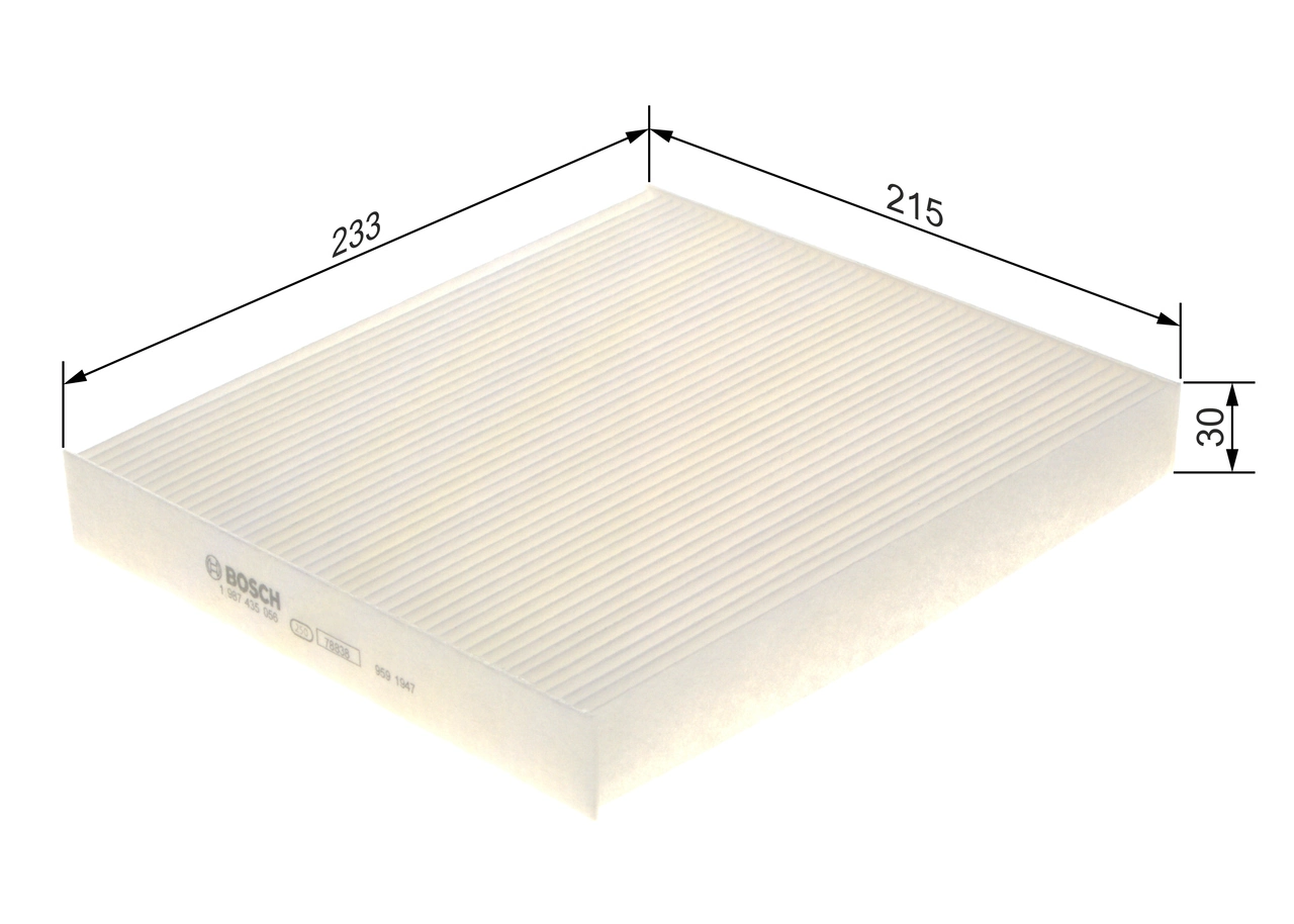 Filtre, air de l'habitacle BOSCH 1 987 435 056