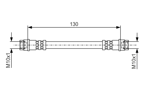 Flexible de frein BOSCH 1 987 481 B22