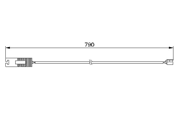 BOSCH 1 987 474 926 — Датчик зносу гальмівних колодок