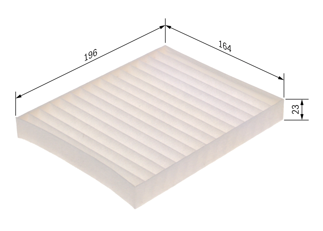 Filtre, air de l'habitacle BOSCH 1 987 435 144