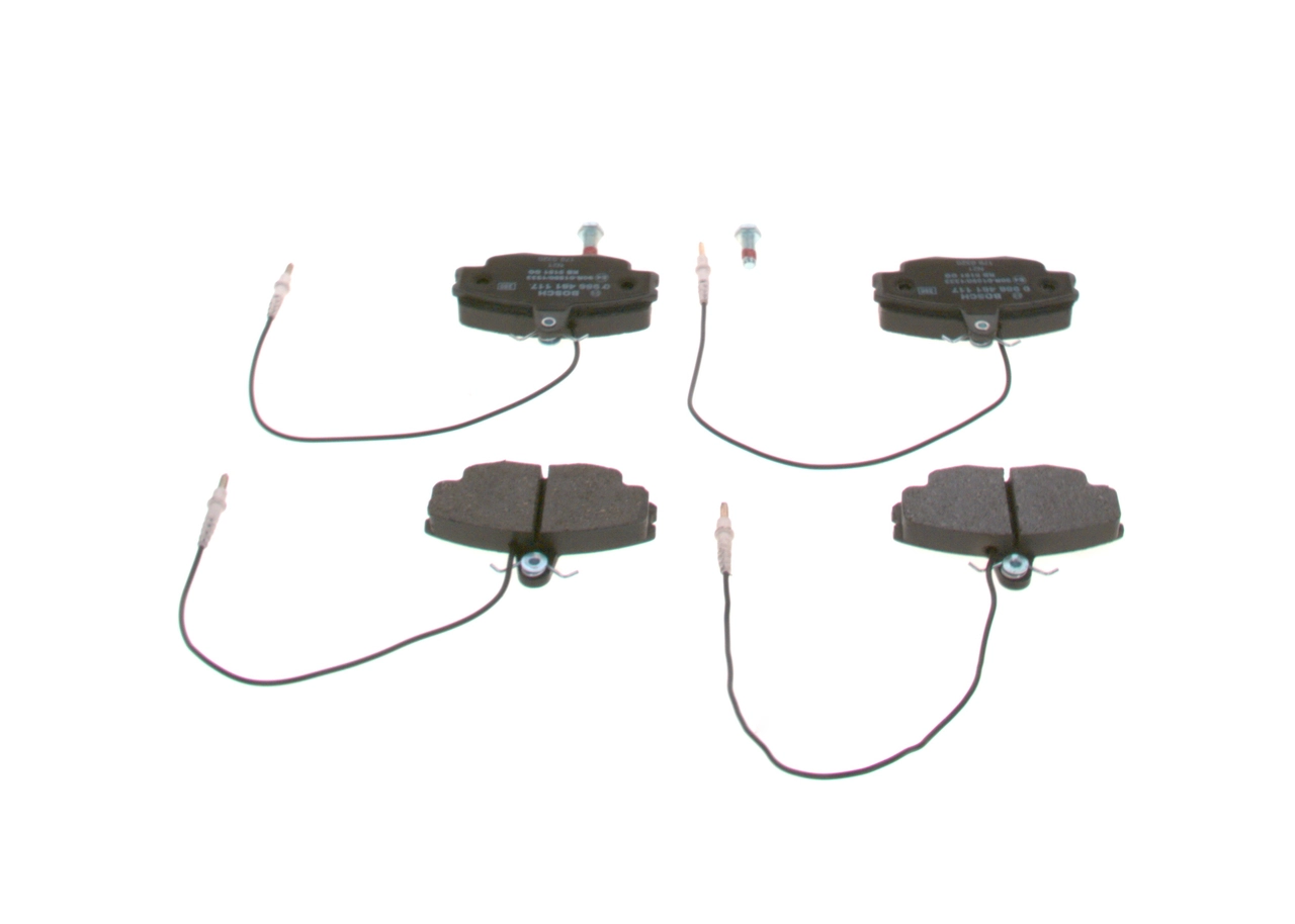 Kit de plaquettes de frein, frein à disque BOSCH 0 986 461 117