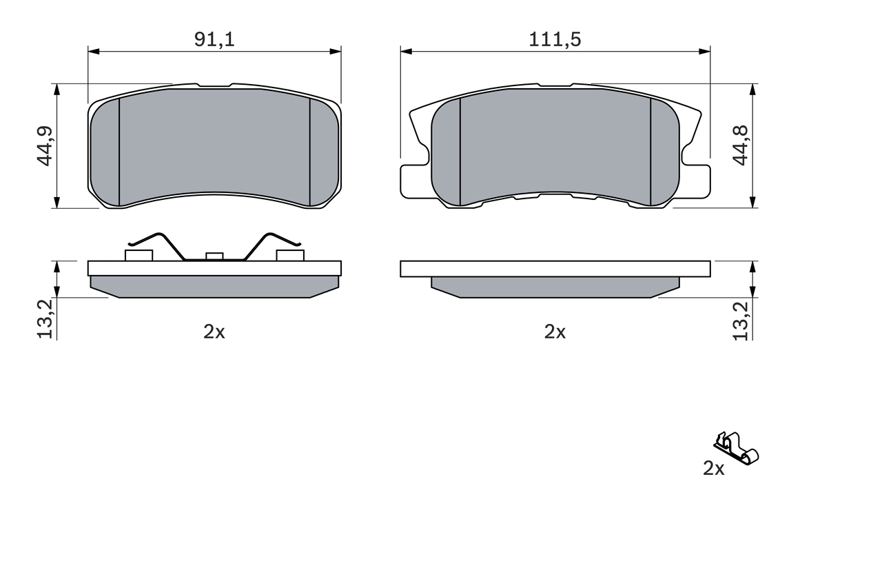 Brake Pad Set, disc brake 4