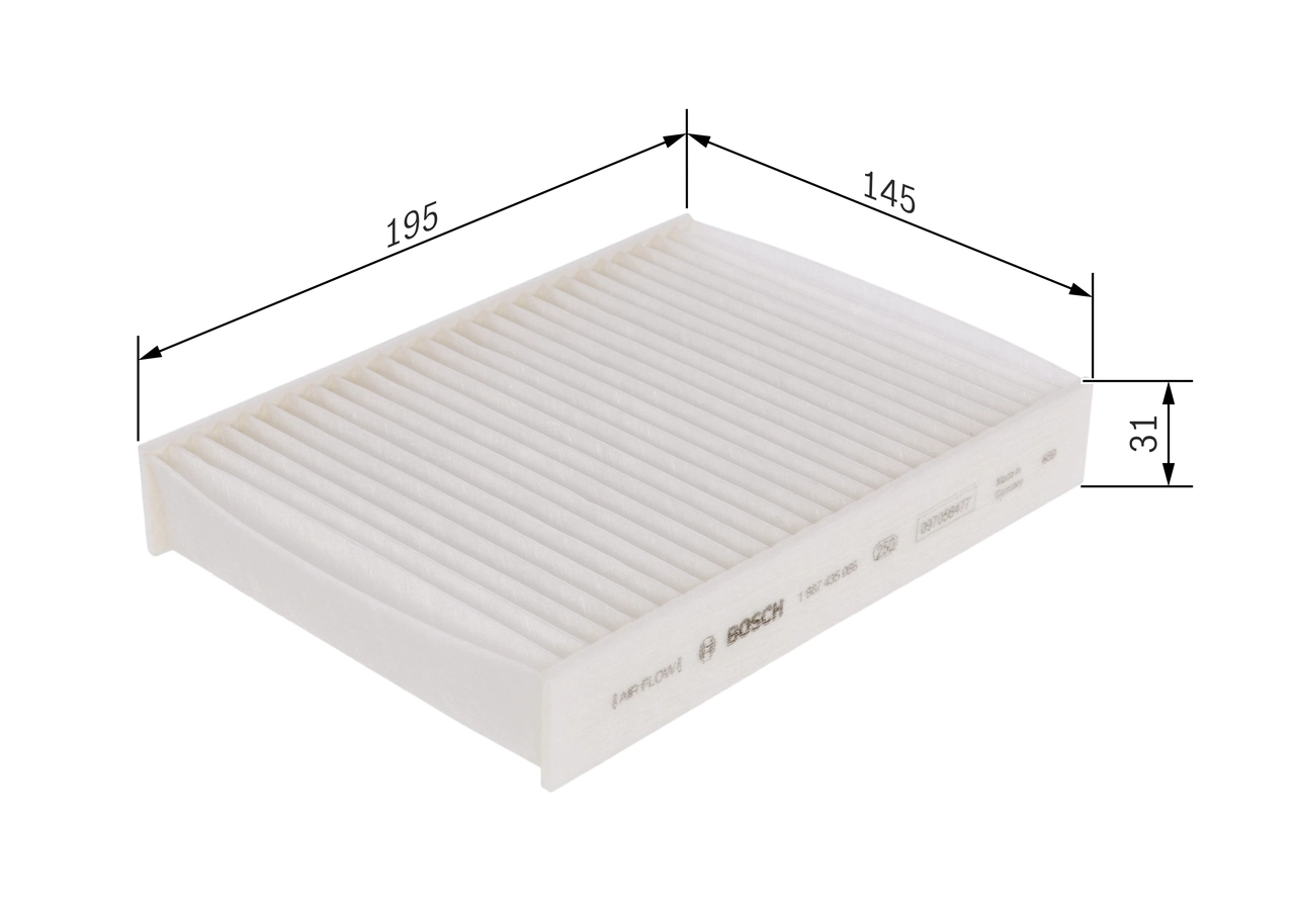 Filtre, air de l'habitacle BOSCH 1 987 435 066