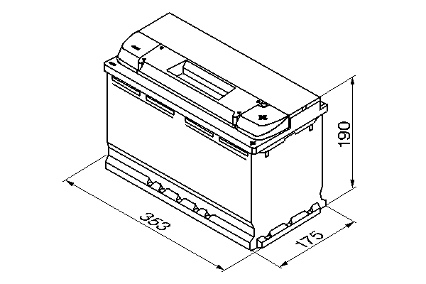 Batterie de démarrage BOSCH 0 092 S50 130