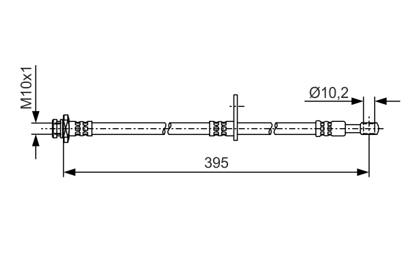 Flexible de frein BOSCH 1 987 481 A53